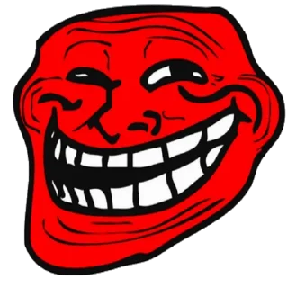 😈 emoji Troll Face Telegram sticker 15 of 120
