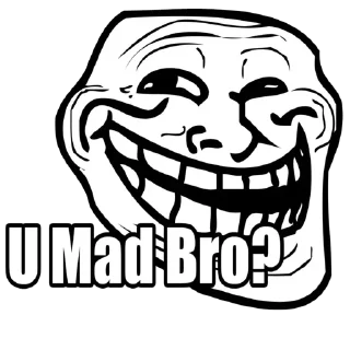 😂 emoji Troll Face Telegram sticker 18 of 120
