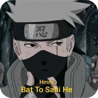 🎲 emoji Kakashi Telegram sticker 7 of 120