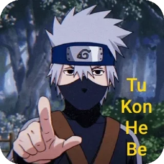 🎲 emoji Kakashi Telegram sticker 5 of 120