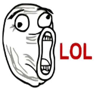 😂 emoji Troll Face Telegram sticker 20 of 120