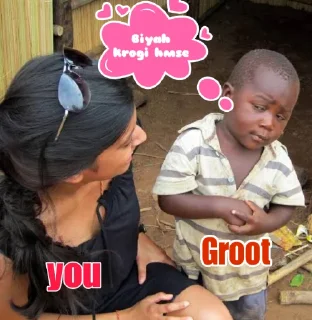😁 emoji Groot Telegram sticker 7 of 18