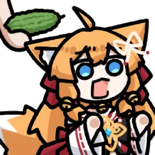 Sticker from B站 葉月稲荷 @zhaxia_cn