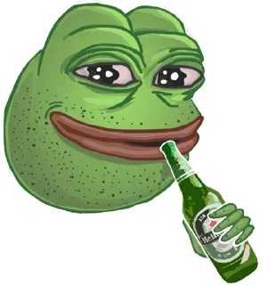 😀 emoji 绿青蛙 Telegram sticker 11 of 21