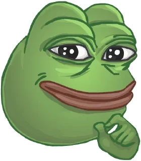 😀 emoji 绿青蛙 Telegram sticker 8 of 21