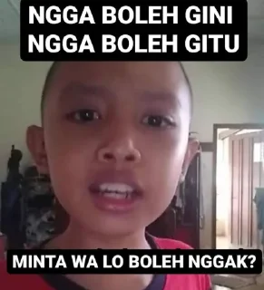 Sticker from suka suka aku aja