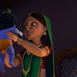 😇 emoji Little Krishna Animated by @mayanksh4rma Telegram sticker 4 of 85
