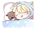 😪 emoji Little Girl Animated Telegram sticker 7 of 25