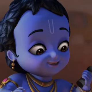 🤣 emoji Little Krishna Animated by @mayanksh4rma Telegram sticker 21 of 85