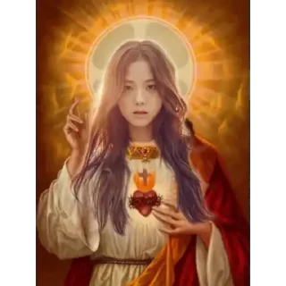 😇 emoji yesus baru Telegram sticker 12 of 15