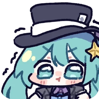 👙 emoji 初音ミク(みらつ)  twitter @miratsu169 Telegram sticker 16 of 85