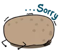 😟 emoji Worthless Potato Telegram sticker 11 of 40