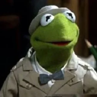🐸 emoji kermit the frog ⸝⸝ @stickerdirkje Telegram sticker 6 of 60