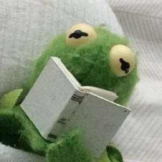 🐸 emoji kermit the frog ⸝⸝ @stickerdirkje Telegram sticker 9 of 60