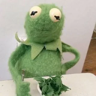 🐸 emoji kermit the frog ⸝⸝ @stickerdirkje Telegram sticker 7 of 60