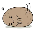 😕 emoji Worthless Potato Telegram sticker 13 of 40