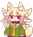 🦊 emoji ケモミミちゃん Telegram sticker 20 of 39