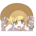 😀 emoji 忍ちゃん Telegram sticker 11 of 31