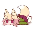 🦊 emoji ケモミミちゃん Telegram sticker 11 of 39
