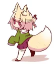 🦊 emoji ケモミミちゃん Telegram sticker 8 of 39
