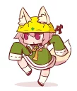 🦊 emoji ケモミミちゃん Telegram sticker 18 of 39
