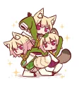 🦊 emoji ケモミミちゃん Telegram sticker 19 of 39