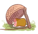 🍖 emoji ケモミミちゃん Telegram sticker 22 of 39