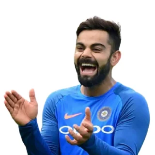 Sticker from Virat Kohli @Abhishekbora1