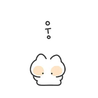 Sticker from 몽실몽실 아기냥 3 By @KakaoEmoticon