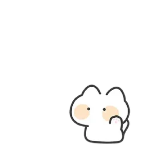 💬 emoji 몽실몽실 아기냥 3 By @KakaoEmoticon Telegram sticker 13 of 24