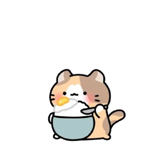 💬 emoji 말랑뽀짝 고양이들 3 By @KakaoEmoticon Telegram sticker 14 of 24