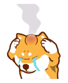🐶 emoji Doggy Daily Lives of Shiba Inus 3 @moe_sticker_bot Telegram sticker 9 of 24