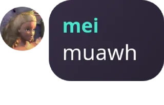 😘 emoji mei Telegram sticker 9 of 31