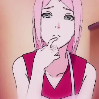 😸 emoji Sakura haruno|| Yuanita mon Telegram sticker 5 of 34