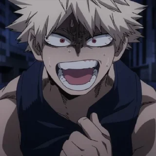 💣 emoji Bakugo Katsuki @yaegerist3D Telegram sticker 14 of 51
