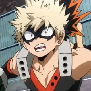 💣 emoji Bakugo Katsuki @yaegerist3D Telegram sticker 18 of 51