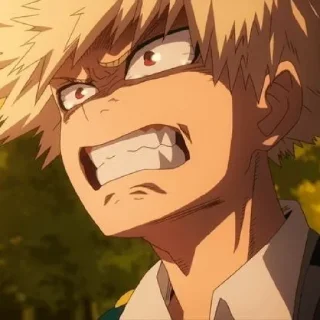 💣 emoji Bakugo Katsuki @yaegerist3D Telegram sticker 13 of 51
