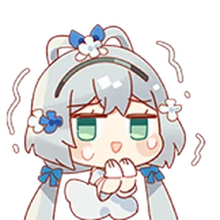 😭 emoji 洛天依十周年 Telegram sticker 24 of 25