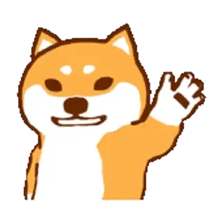 Sticker from 倉屋柴犬日常表情系列_kal