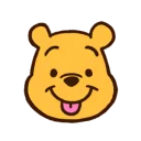 🔹 emoji 小熊維尼 表情貼 Telegram sticker 6 of 40
