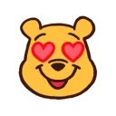 🔹 emoji 小熊維尼 表情貼 Telegram sticker 10 of 40