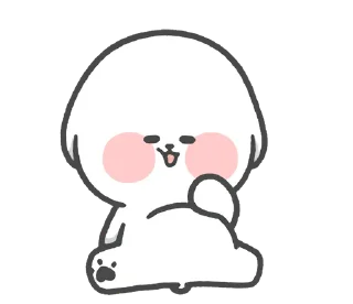 🥡 emoji ❲ ⎙ @crmll06 ❳ A-chon better than bichon 8 Telegram sticker 5 of 24