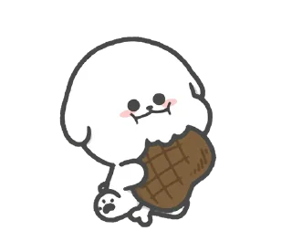 🥡 emoji ❲ ⎙ @crmll06 ❳ A-chon better than bichon 8 Telegram sticker 21 of 24