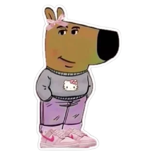 Sticker from Chill guy
