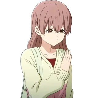 😢 emoji A silent voice @GhostRileyXD Telegram sticker 19 of 30
