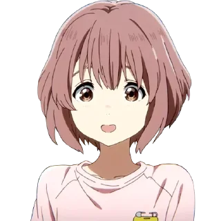😄 emoji A silent voice @GhostRileyXD Telegram sticker 16 of 30