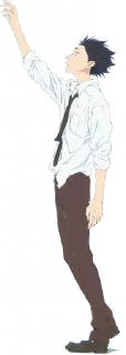 😃 emoji A silent voice @GhostRileyXD Telegram sticker 6 of 30