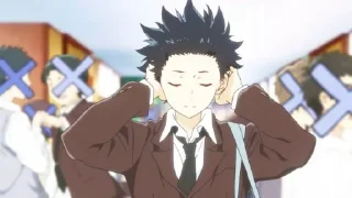 🙉 emoji Silent voice @anime_stickers_channel Telegram sticker 13 of 65