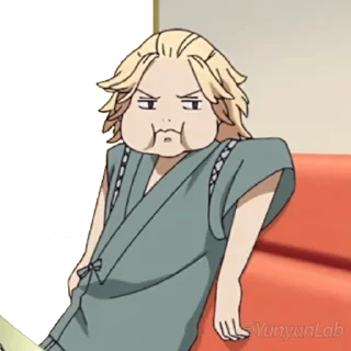 😒 emoji Tokyo Revengers @Y2LAB Telegram sticker 9 of 108