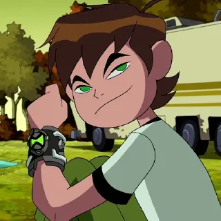 😏 emoji Ben 10 Omniverse @bestStickers69 — @stckrRobot Telegram sticker 6 of 120